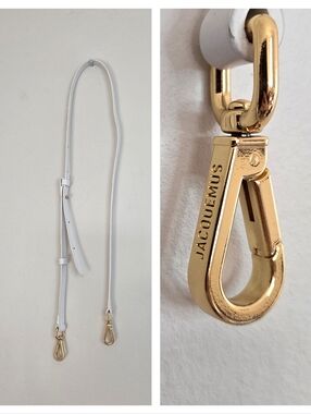 Jacquemus Crossbody Bag Strap White